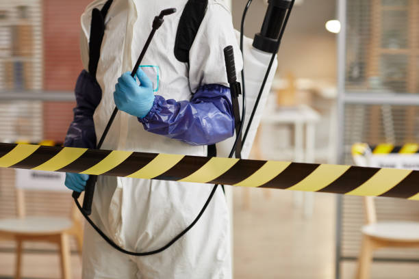 Professional Blood Cleanup technician working in Rye Beach, NH